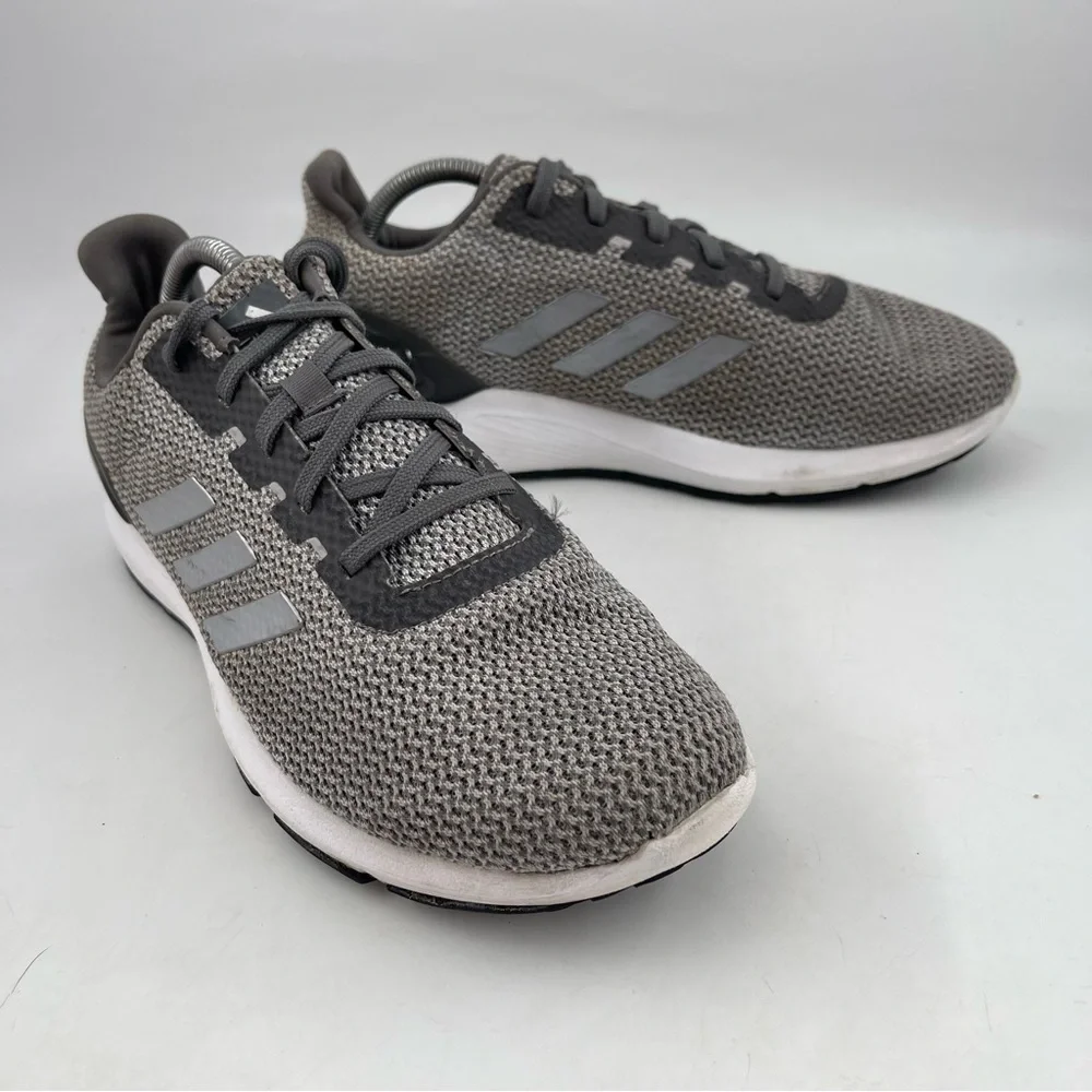 Adidas Women’s Cosmic 2 SL -SZ 12- Silver Grey Lace-Up Running Shoes Sneakers